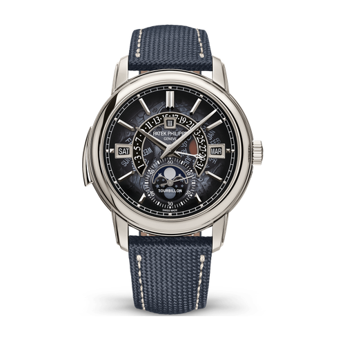 Patek Philippe Grand Complications Blue Platinum Leather 40.2mm