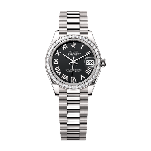 Rolex Datejust 31 Black White Gold 31mm