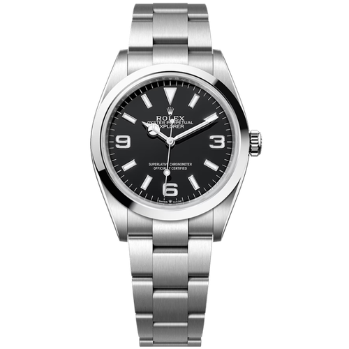 Rolex Explorer Black Steel 36mm