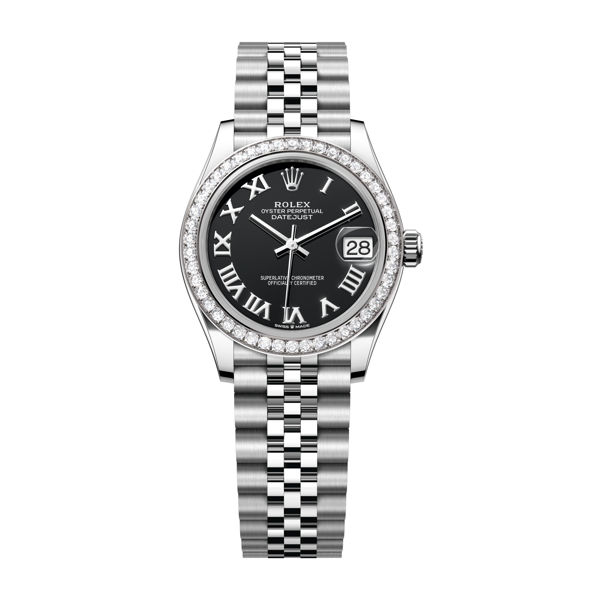 Rolex Datejust 31 Black Steel & White Gold 31mm