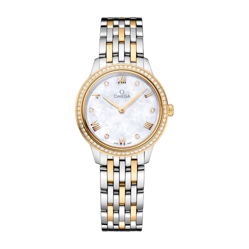 Omega De Ville Prestige White Two-Tone 27.5mm