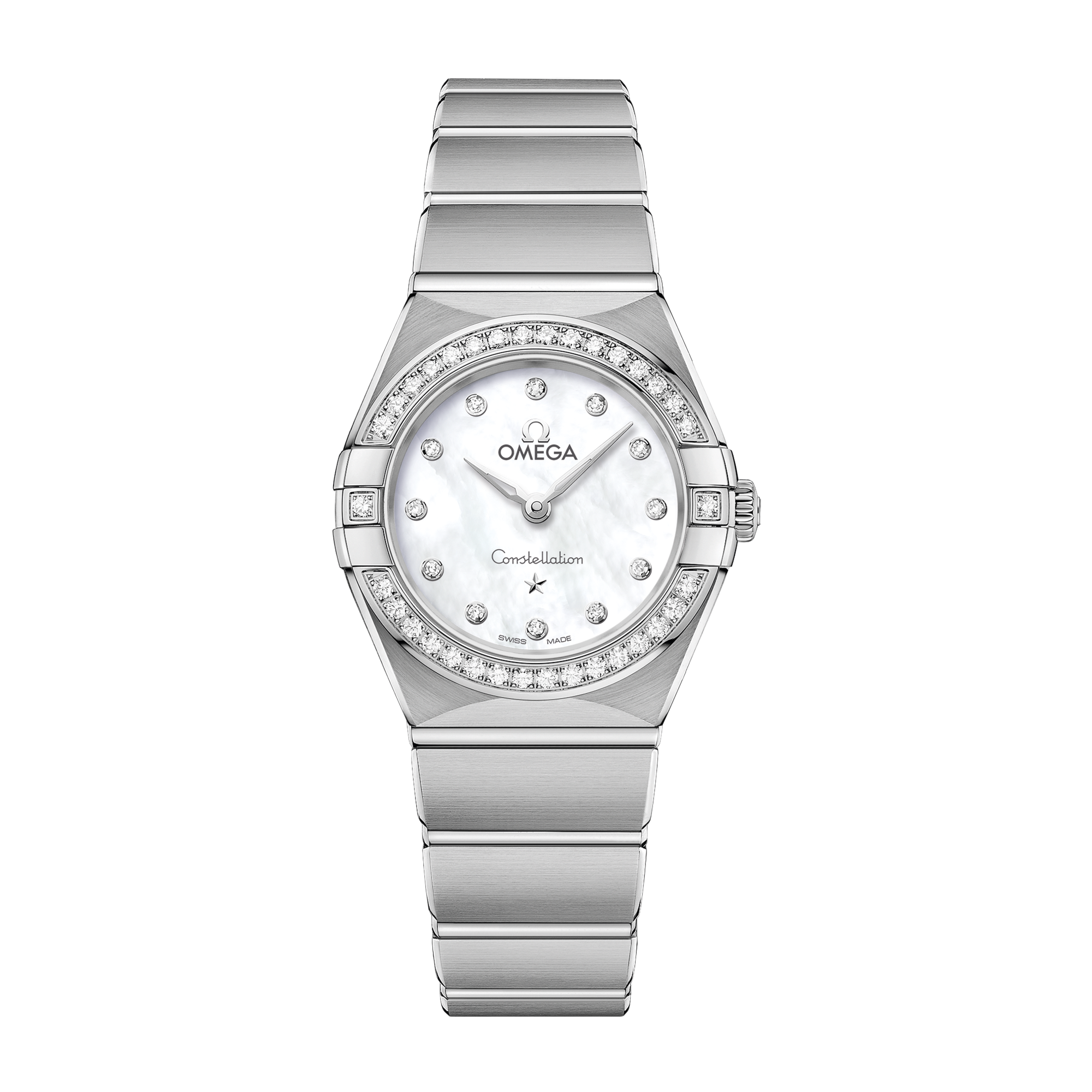 Omega Constellation White Steel 25mm