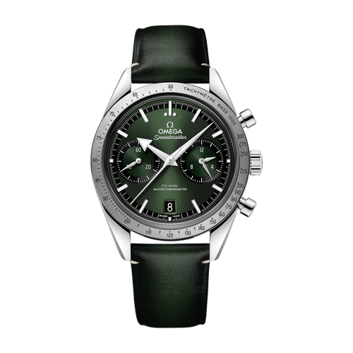 Omega Speedmaster '57 Green Steel Leather 40.5mm