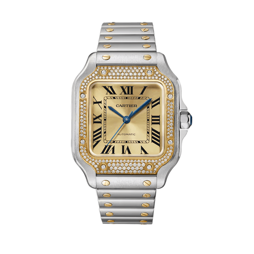 Cartier Santos de Cartier Medium Gold Two-Tone 35.1mm