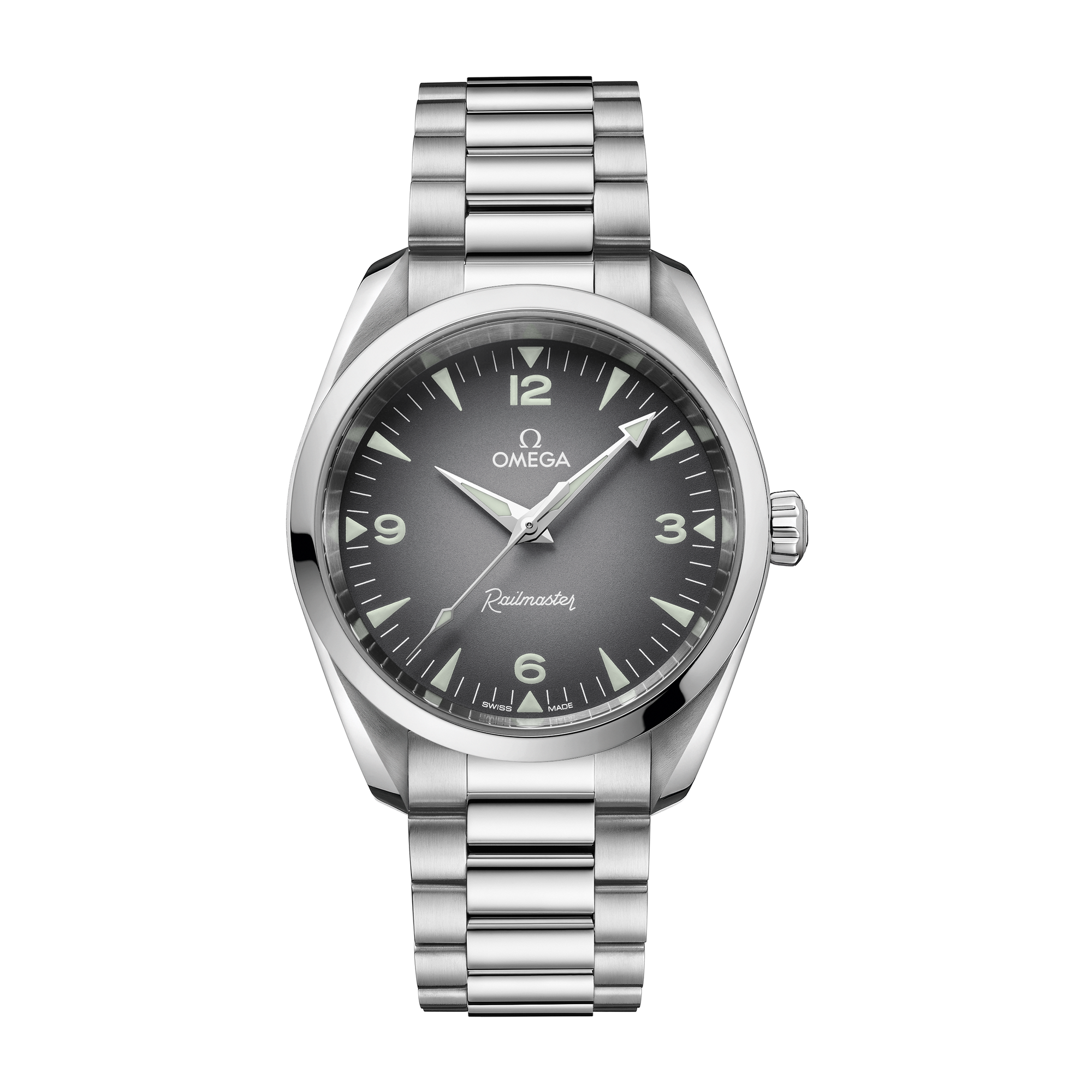 Omega Seamaster Railmaster Grey Steel 38mm