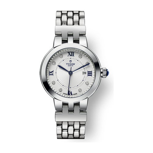 Tudor Clair de Rose 30 White Steel 30mm