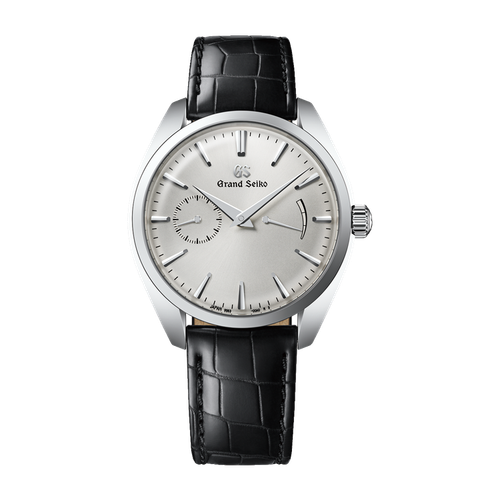 Grand Seiko Elegance Thin Dress Series Silver Steel Alligator Leather 39mm