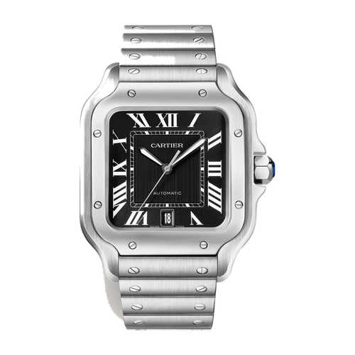 Cartier Santos de Cartier Large Black Steel 39.8mm