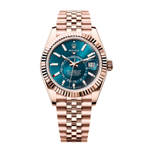 Rolex Sky-Dweller Green Rose Gold 42mm