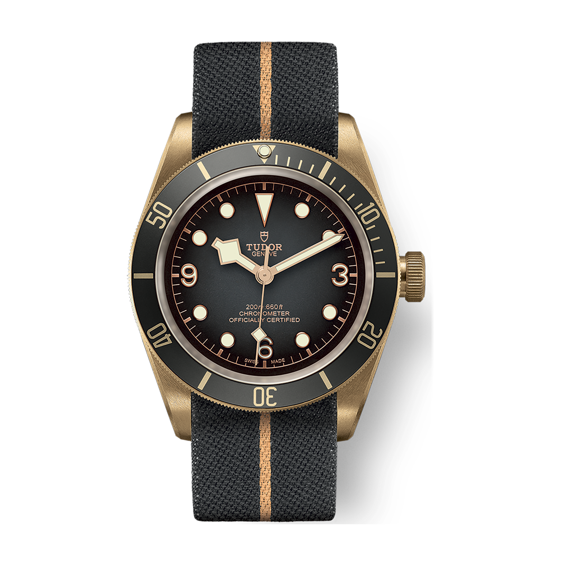 Tudor Black Bay Bronze Dark Grey Fabric 43mm