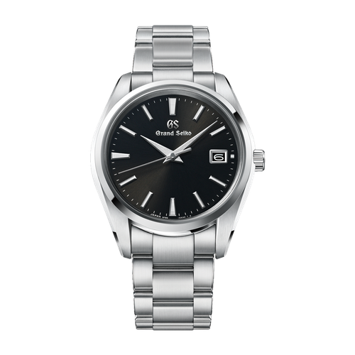 Grand Seiko Heritage Refined Essentials Black Steel Alligator Leather 40mm