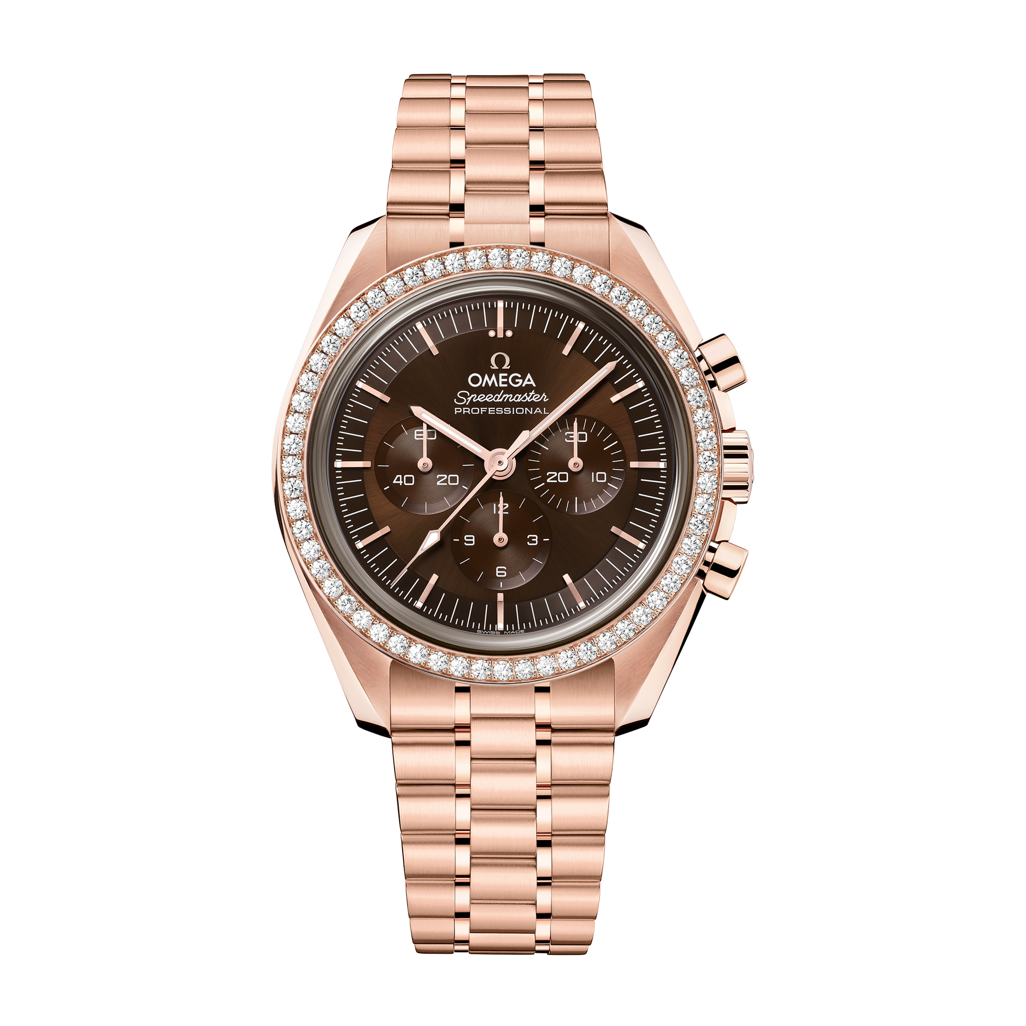 Omega Speedmaster Moonwatch Professional Brown Rose Gold 42mm