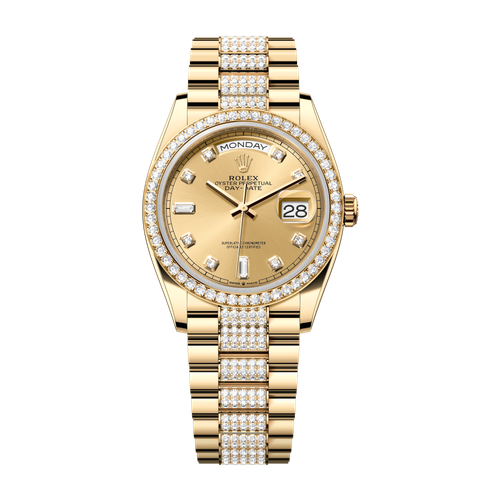 Rolex Day-Date 36 Champagne Yellow Gold 36mm
