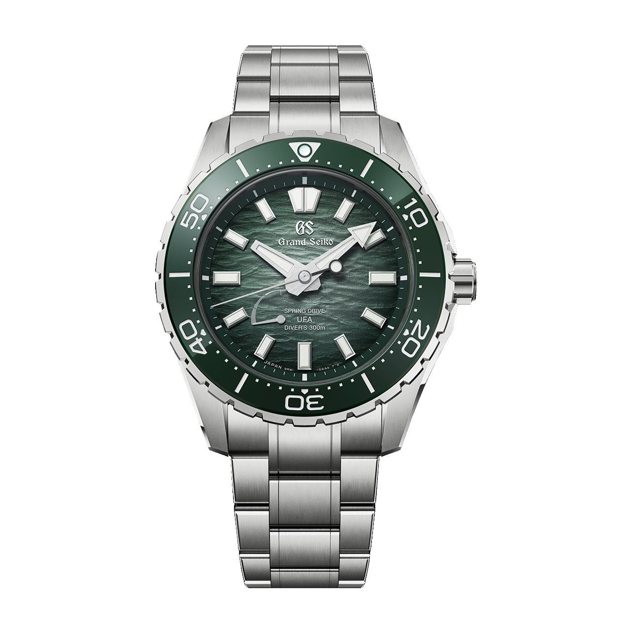 Grand Seiko "Ushio" Evolution 9 Spring Drive U.F.A. Green Titanium 40.8mm