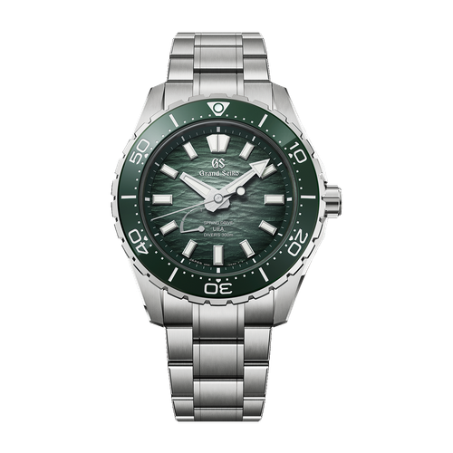 Grand Seiko "Ushio" Evolution 9 Spring Drive U.F.A. Green Titanium 40.8mm