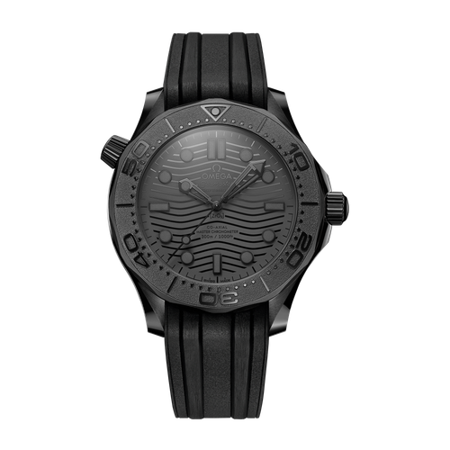 Omega "Black Black" Seamaster Diver 300M Ceramic Rubber 43.5mm