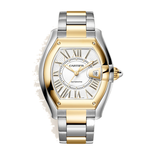 Cartier Roadster Large White Two-Tone 38.8mm