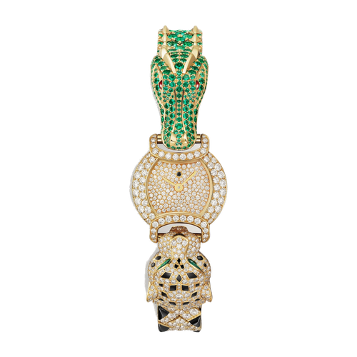 Cartier Indomptables Diamond Pave Yellow Gold 22.2mm