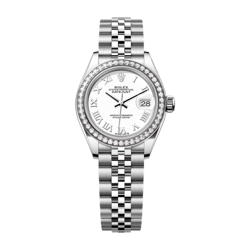 Rolex Lady-Datejust White Steel & White Gold 28mm