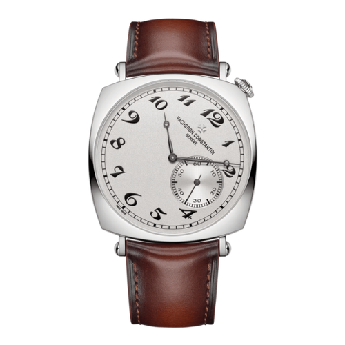 Vacheron Constantin Historiques American 1921 Silver White Gold Leather 40mm