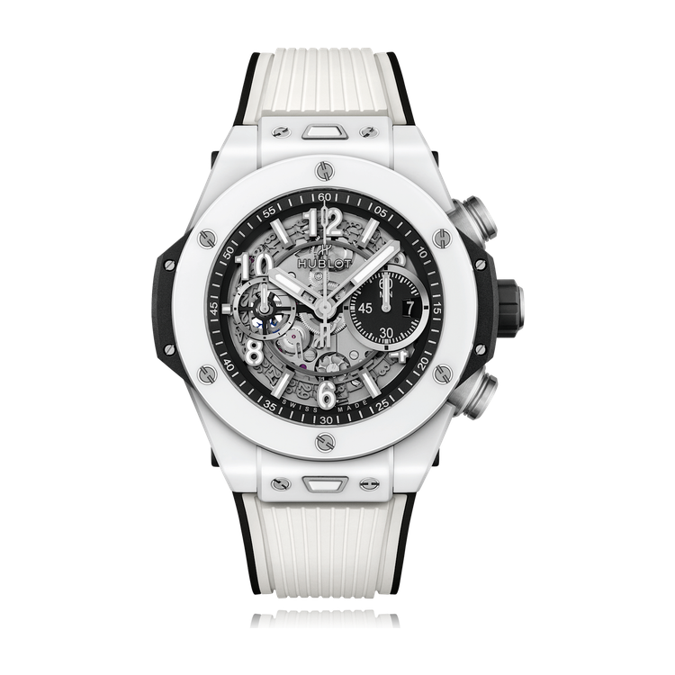Hublot Big Bang Unico White Ceramic Rubber 44mm