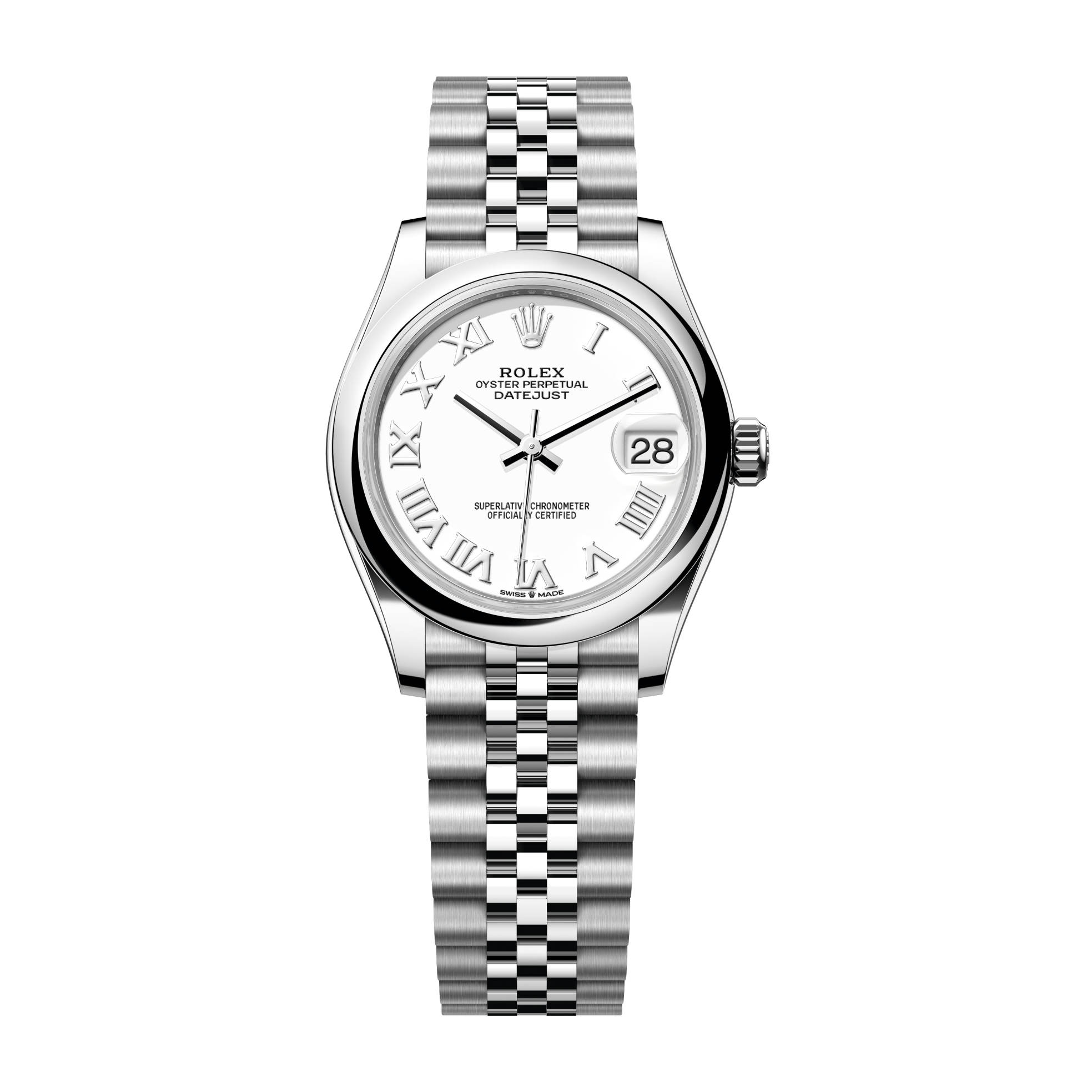 Rolex Datejust 31 White Steel 31mm
