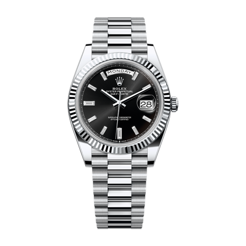 Rolex Day-Date 40 Black Platinum 40mm