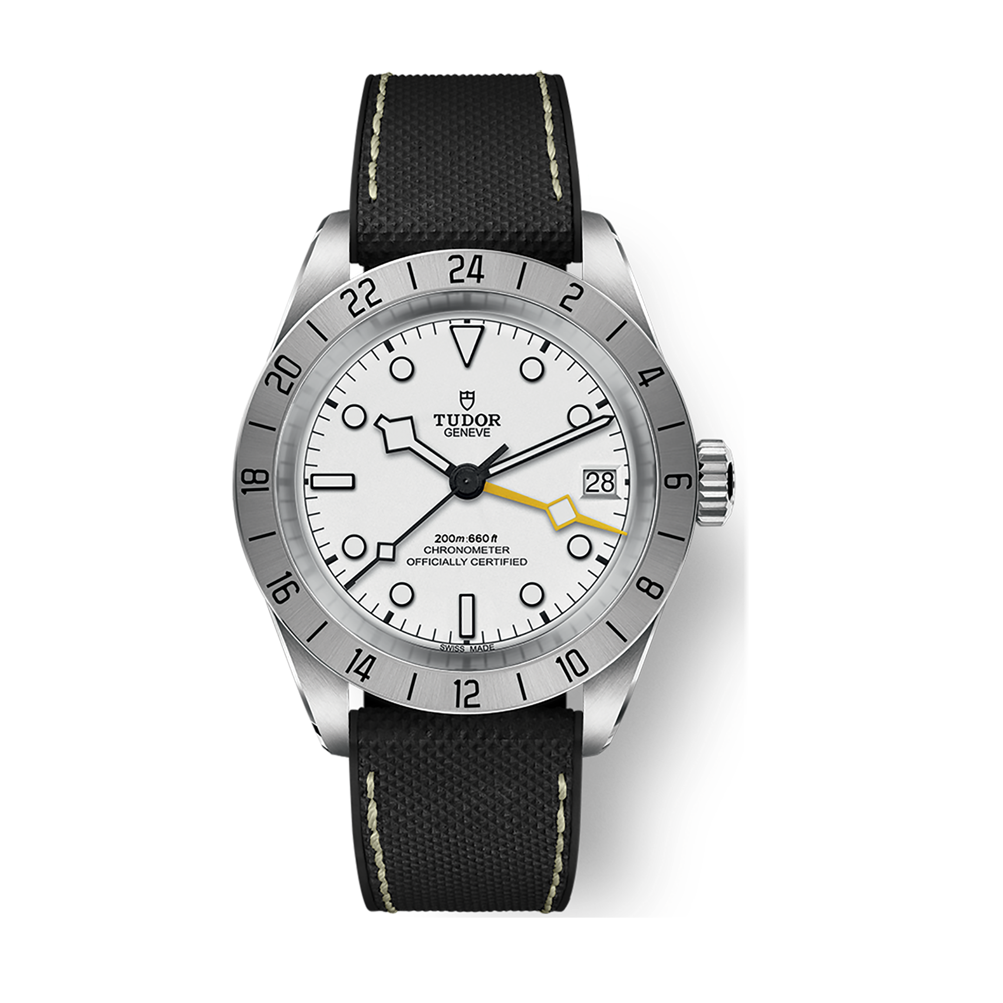 Tudor Black Bay Pro White Steel Leather 39mm