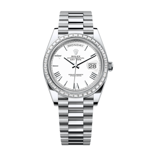 Rolex Day-Date 40 White Platinum 40mm