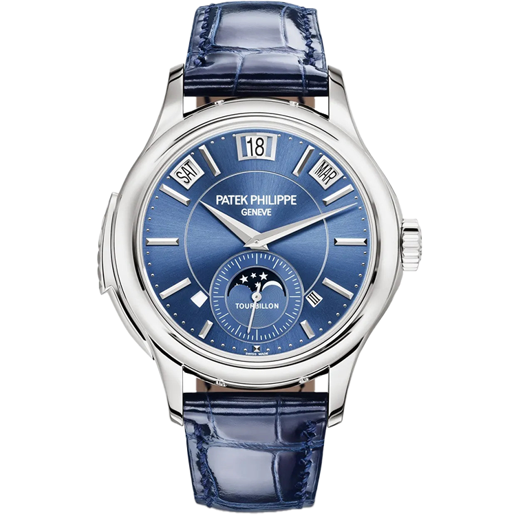 Patek Philippe Grand Complications Blue White Gold Leather 41mm