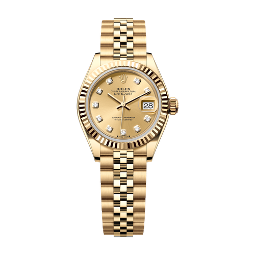 Rolex Lady-Datejust Champagne Yellow Gold 28mm