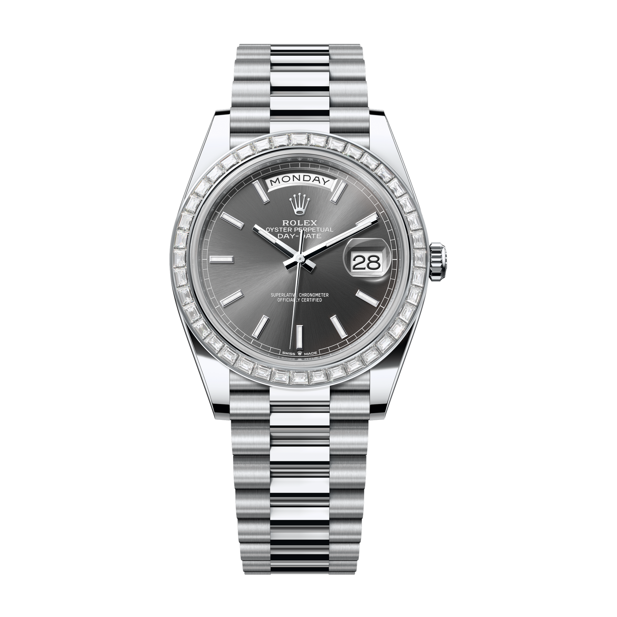 Rolex Day-Date 40 Dark Grey Platinum 40mm
