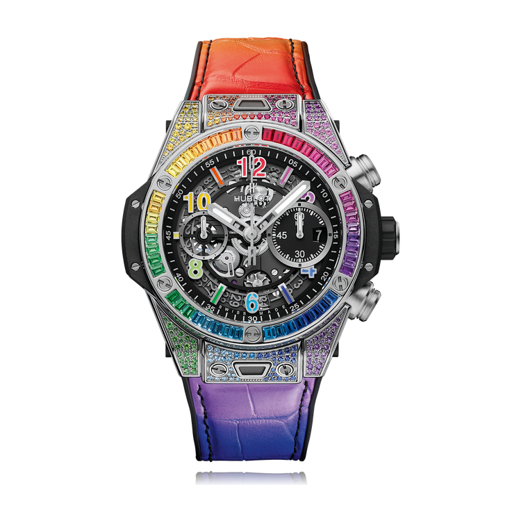 Hublot Big Bang Unico Skeleton Titanium Alligator Leather 42mm