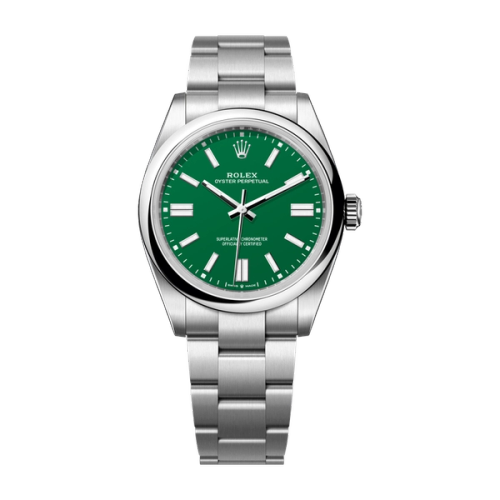 Rolex Oyster Perpetual 41 Green Steel 41mm
