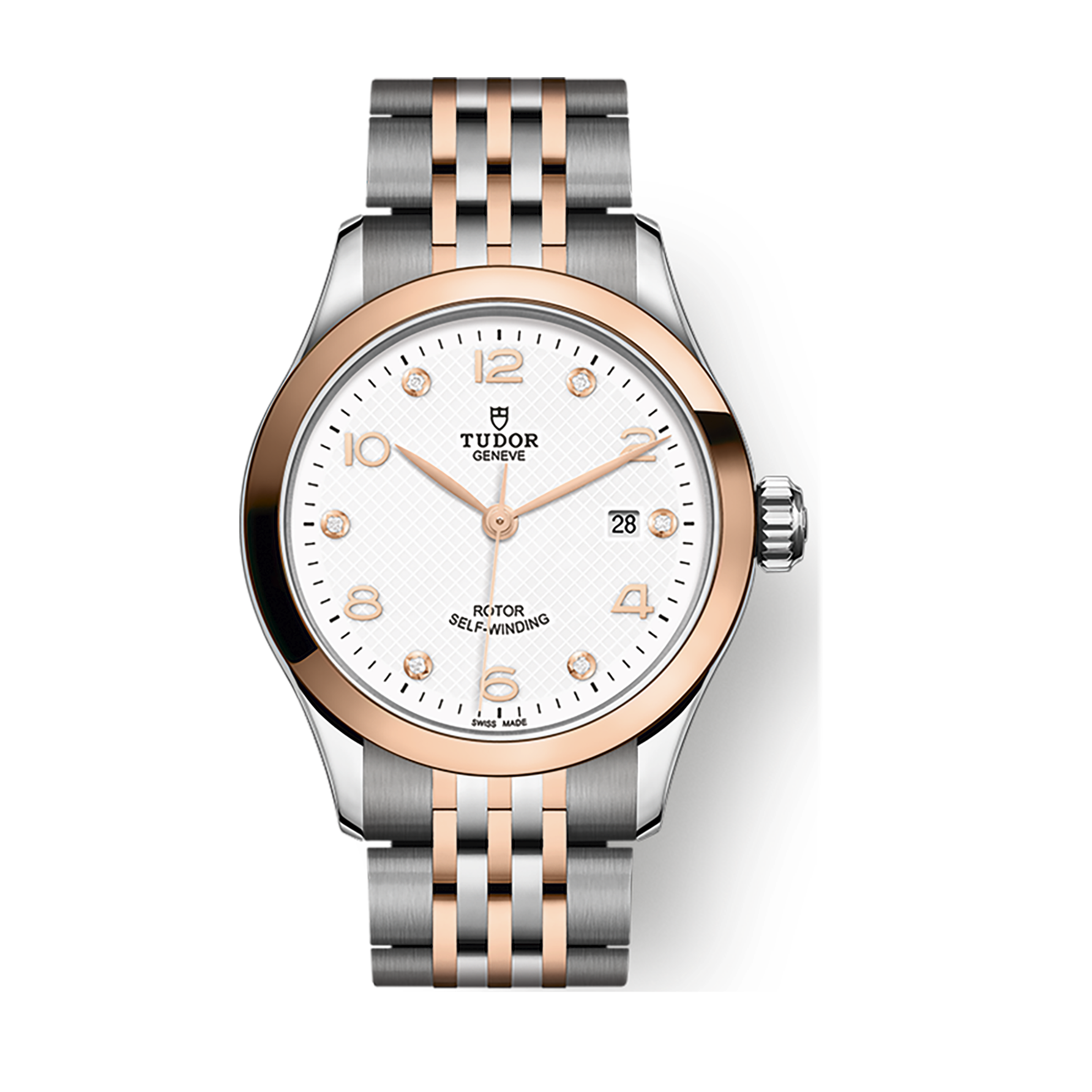 Tudor 1926 28 White Two-Tone 28mm