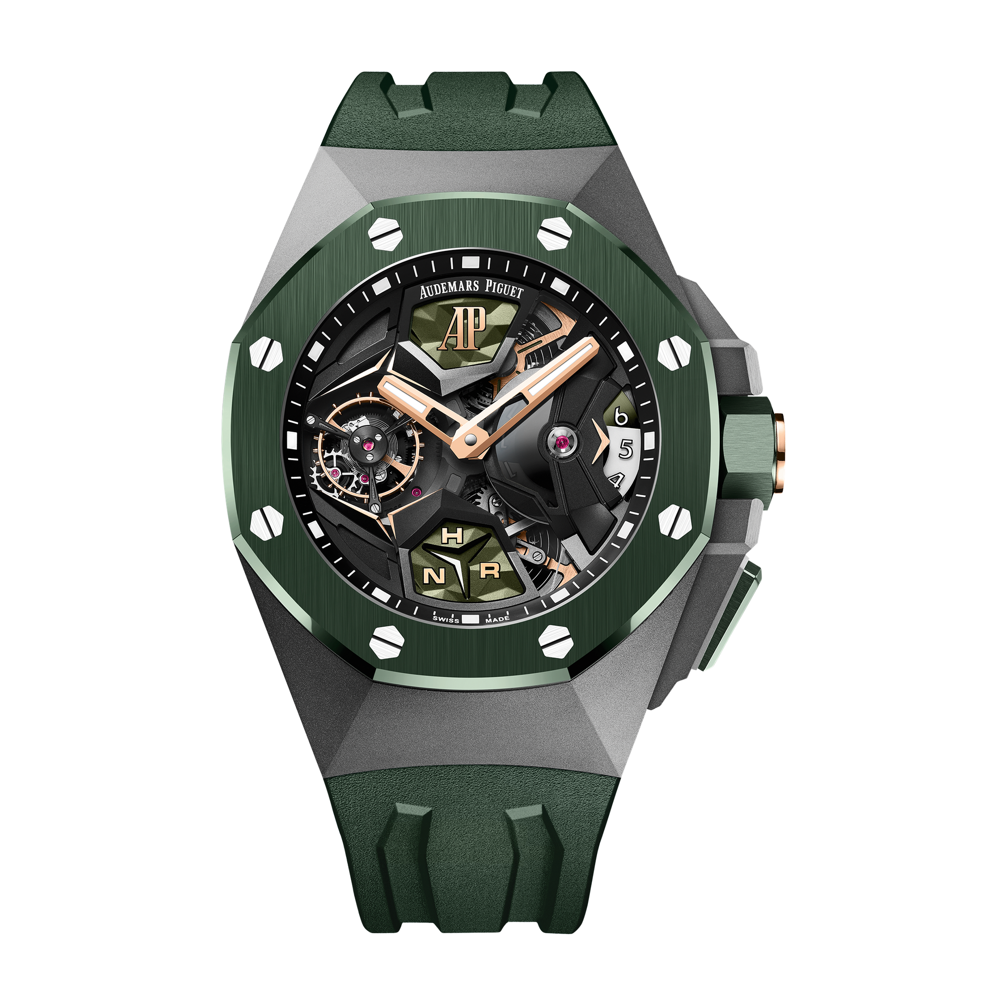 Audemars Piguet Royal Oak Concept Flying Tourbillon GMT Rose Gold Titanium Rubber 44mm
