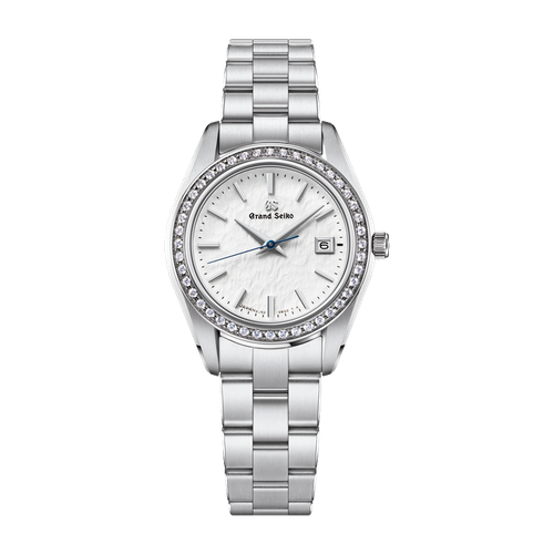 Grand Seiko "Snowflake" Heritage Refined Essentials White Steel 28.9mm