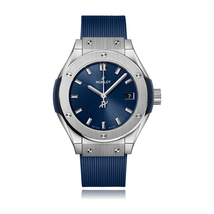 Hublot Classic Fusion Blue Titanium Rubber 29mm