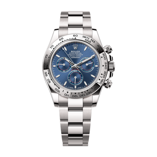 Rolex Cosmograph Daytona Blue White Gold 40mm