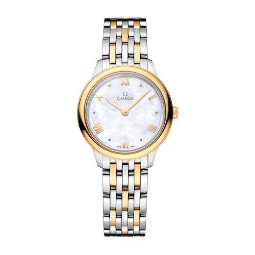 Omega De Ville Prestige White Two-Tone 27.5mm