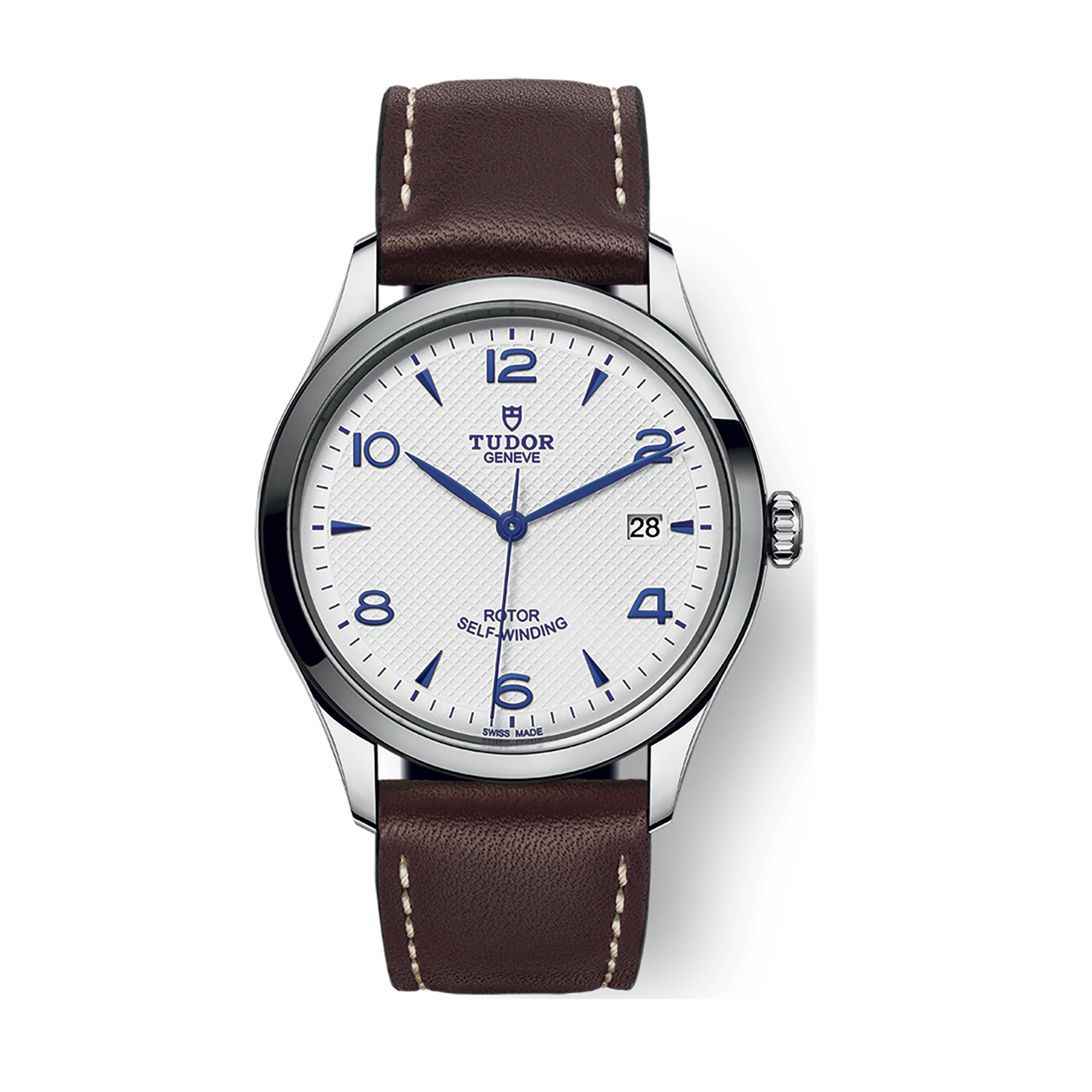 Tudor 1926 39 White Steel Leather 39mm