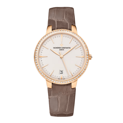 Vacheron Constantin Patrimony Cream Alligator Leather 36.5mm
