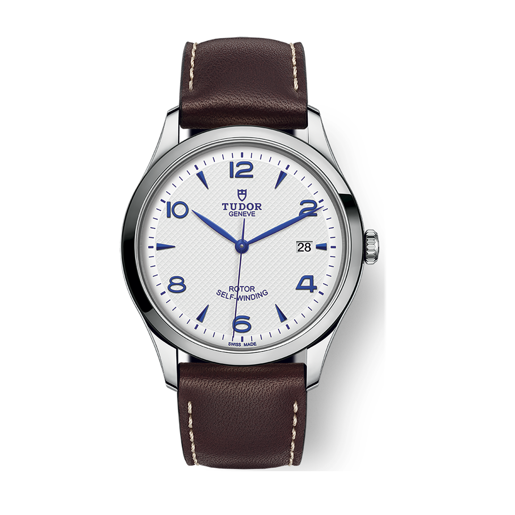 Tudor 1926 41 White Steel Leather 41mm