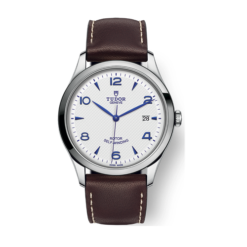 Tudor 1926 41 White Steel Leather 41mm