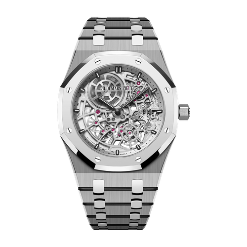 Audemars Piguet "Jumbo" Royal Oak Extra-Thin Openworked Skeleton Titanium 39mm