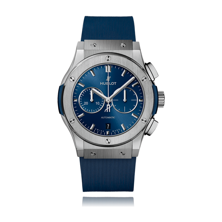 Hublot Classic Fusion Blue Titanium Rubber 42mm