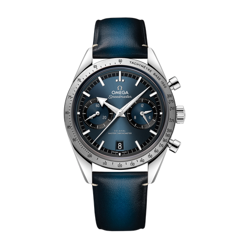Omega Speedmaster '57 Blue Steel Leather 40.5mm
