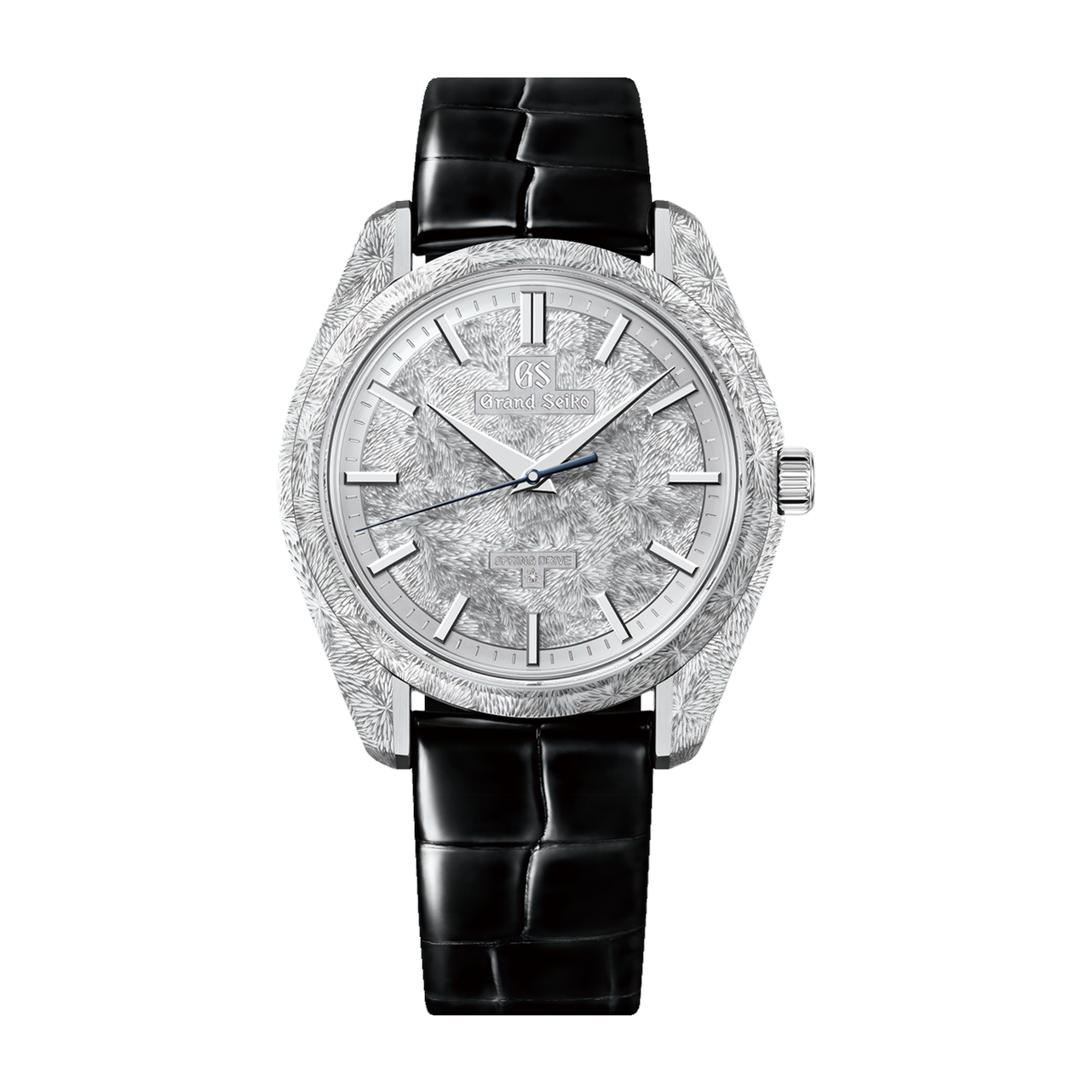 Grand Seiko Masterpiece Silver Platinum Alligator Leather 40mm