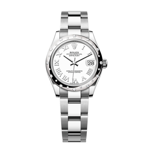 Rolex Datejust 31 White Steel & White Gold 31mm