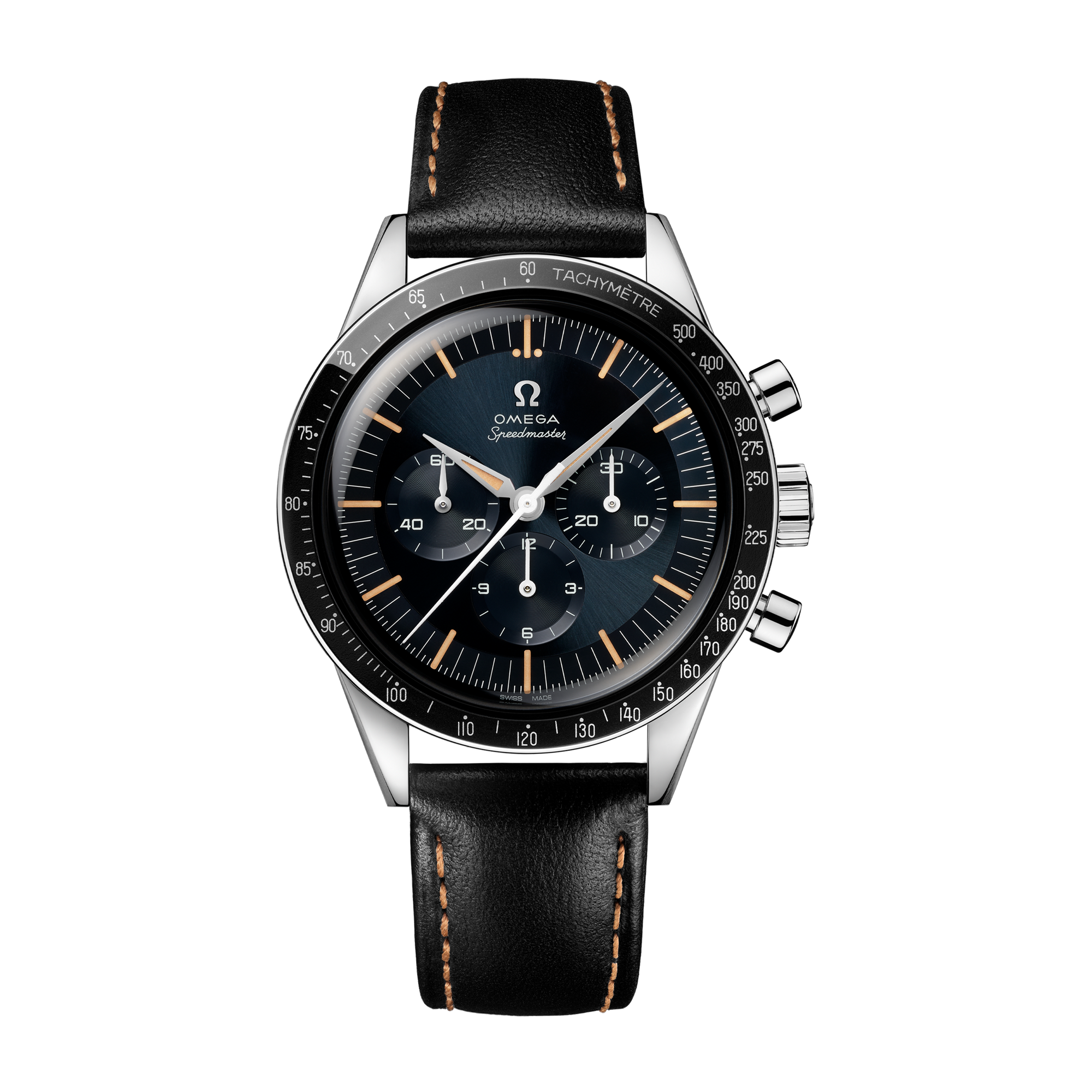 Omega Speedmaster First OMEGA in Space Blue Steel Leather 39.7mm